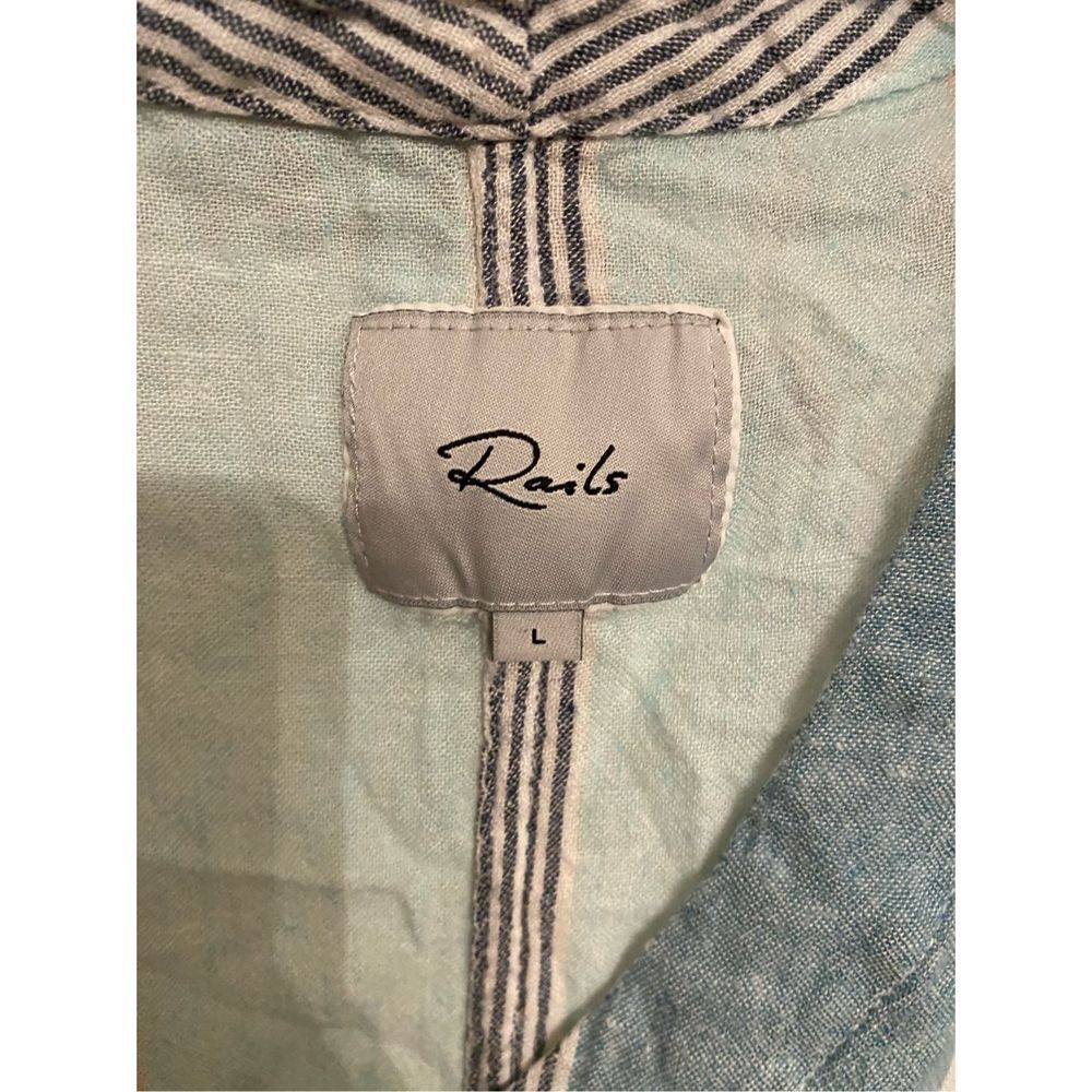 Rails Thea Stripe Tie Front Top In Highland Strip… - image 8